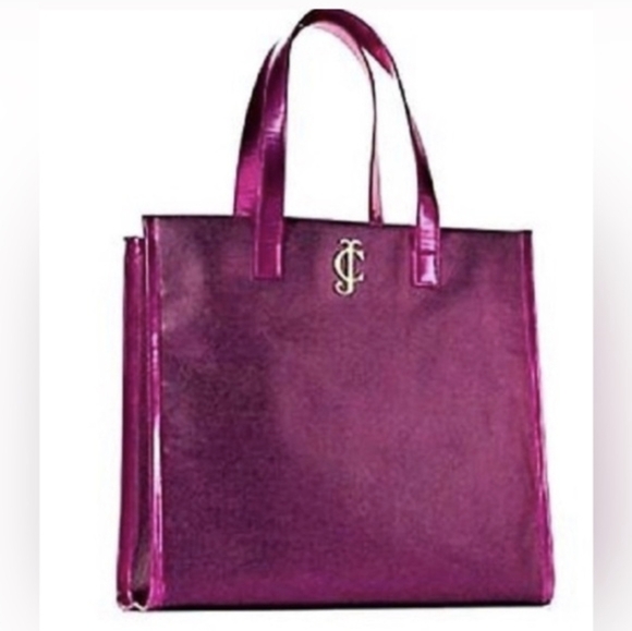Juicy Couture Handbags - Juicy Couture Metallic Fuchsia Tote